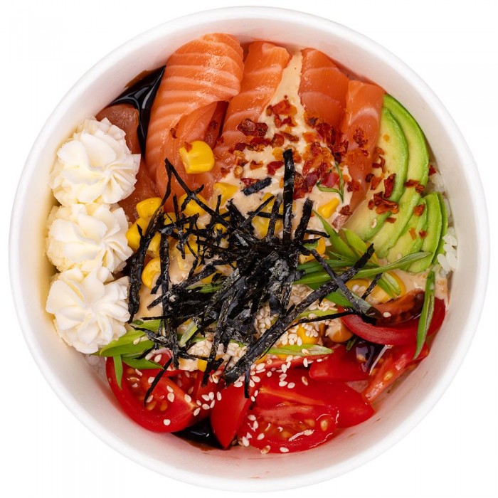 БОУЛ З ЛОСОСЕМ