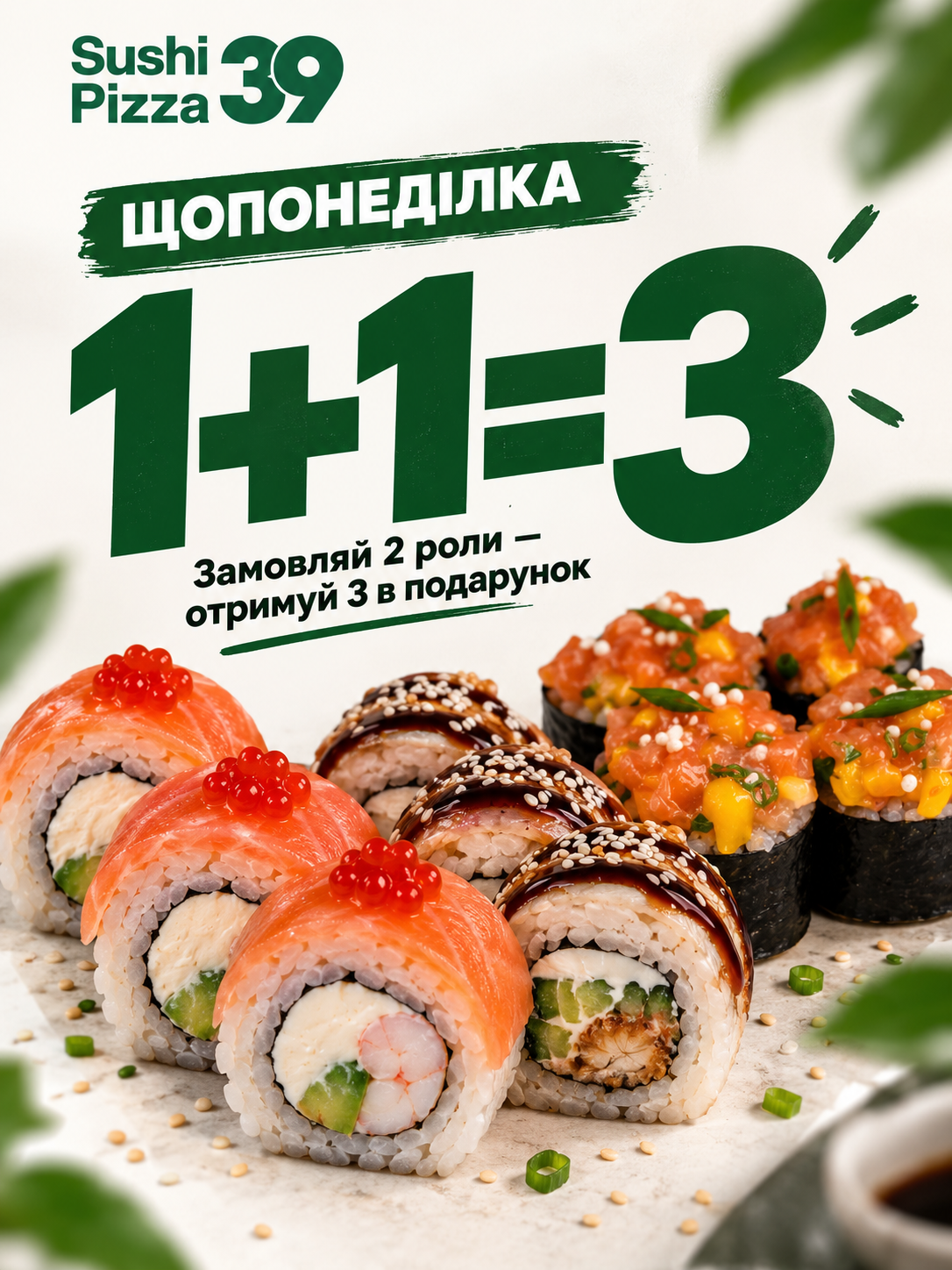 Акція на кожен 3 РОЛ