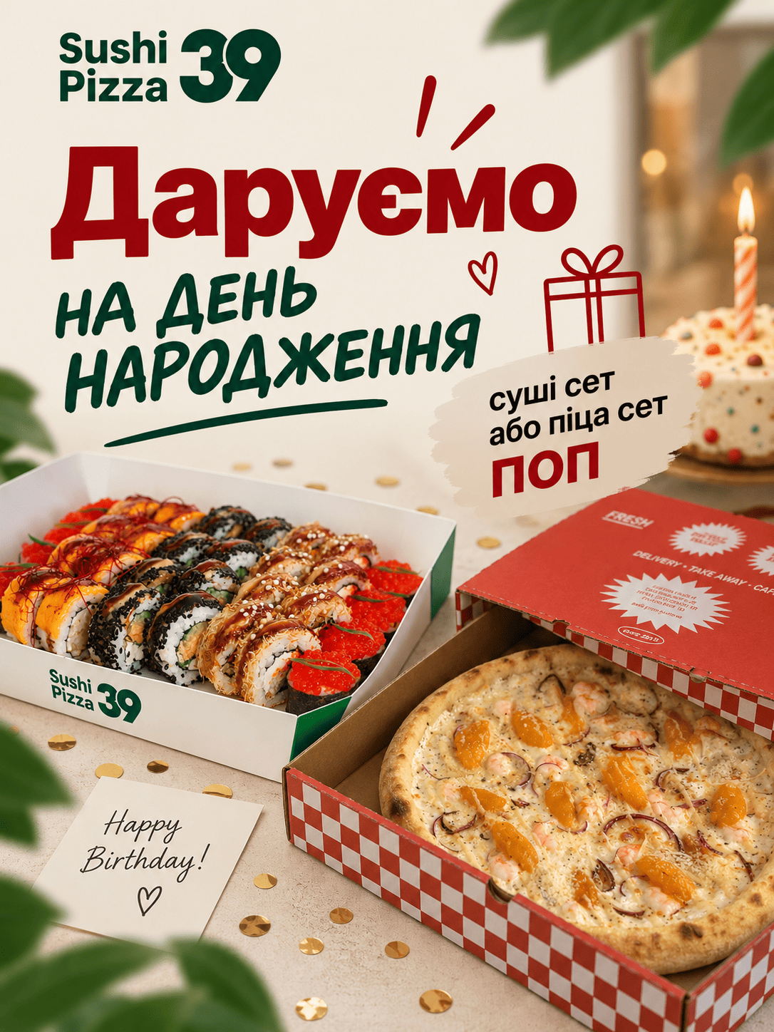 Акція на День Народження